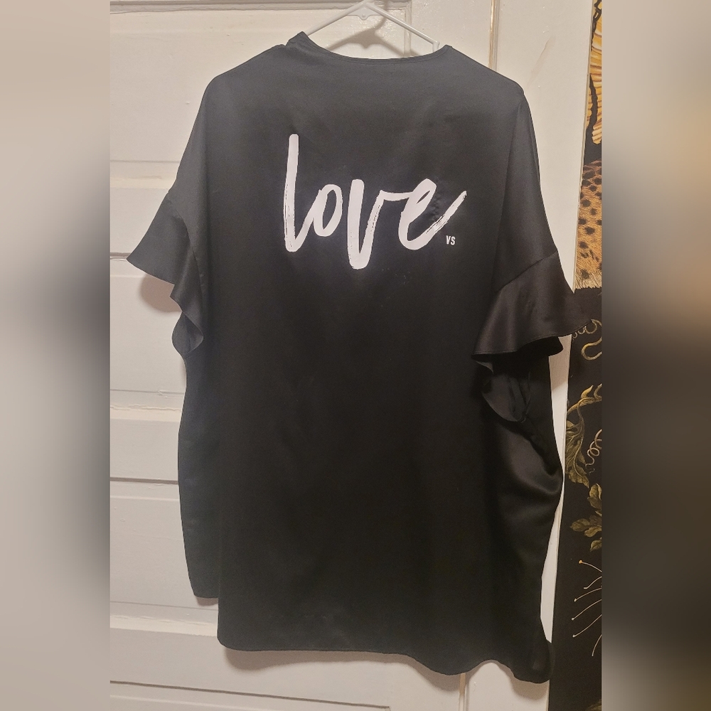 Black 'Love' Victorias Secret Kimono